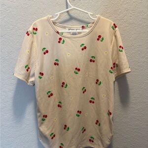 Forever girl Cherry Print Shirt by size 14/16